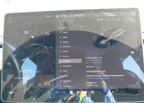 2022 Tesla Model 3 Long Range Dual Motor All-Wheel Drive z USA, uszkodzony, nr VIN 5YJ3E1EBXNF134442